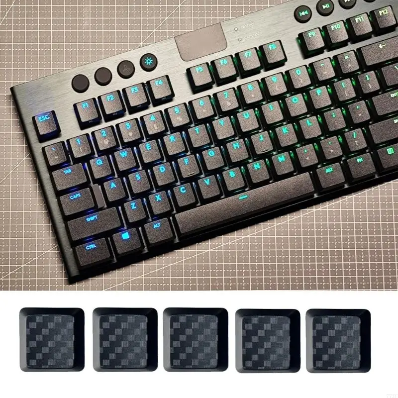 5Pcs Nonslip Texture Keycap Low Profile for G915/G813/G815/G913 TKL Keycap 77JC