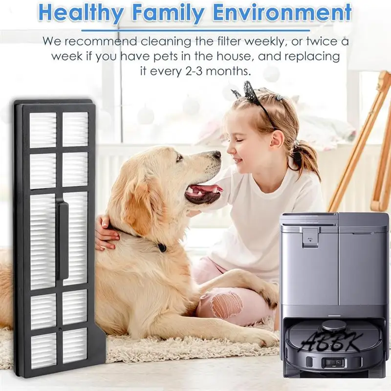 

ABBK-HEPA Filter For EUFY X10 Pro Omni Robot Vacuum Cleaner Filter Accessories