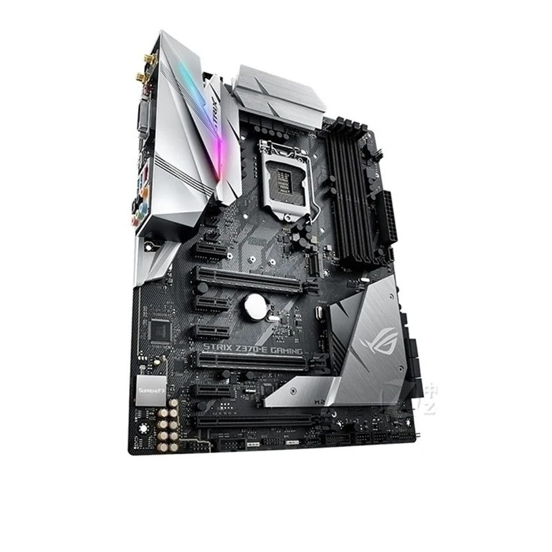 ROG STRIX Z370-E Motherboards Gaming, LGA 1151 DDR4, 64GB, ATX para Intel Z370 Desktop Mainboard, M.2 NVME SATA III, USB 3.0