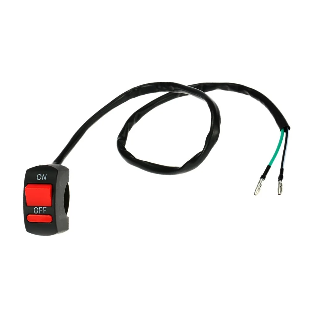 22mm(7/8in) Diameter Handlebar Mount Switch ON/OFF Design 2-Wire System 2-Wire ONOFF Switch Motorcycle Modified Switch