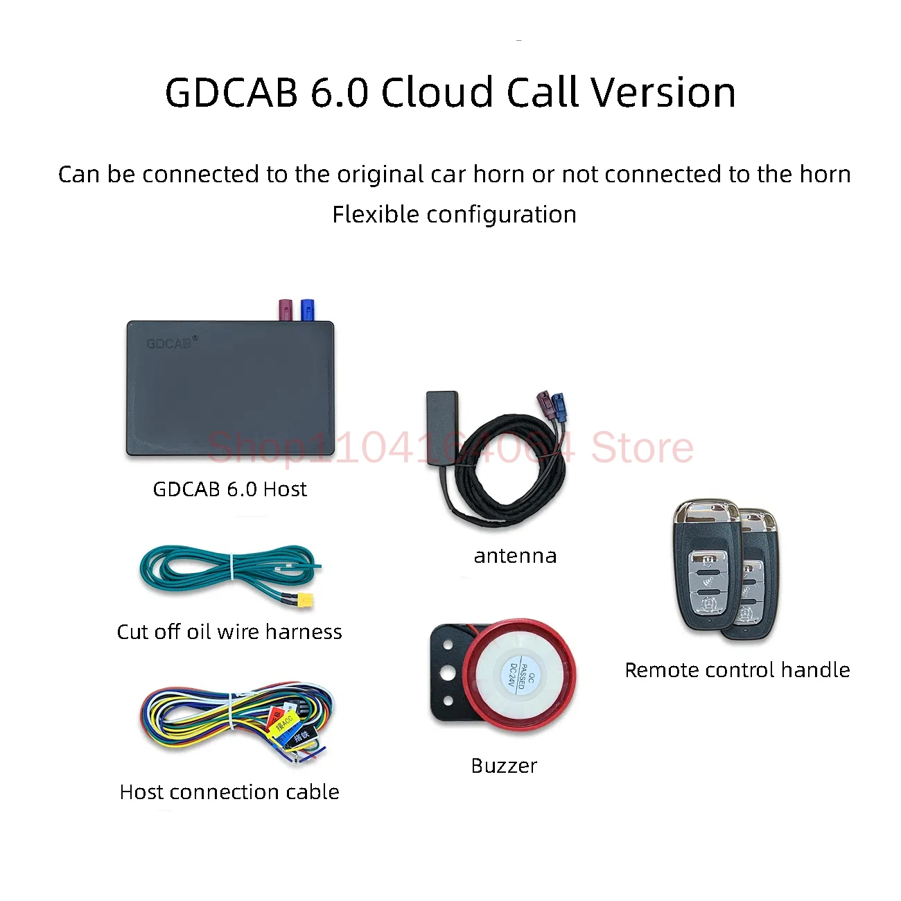 GDCAB Car Anti-theft Device with Fuel Cut-off, GPS to Prevent Towing and Shield Phone Alarm, Official Genuine Product