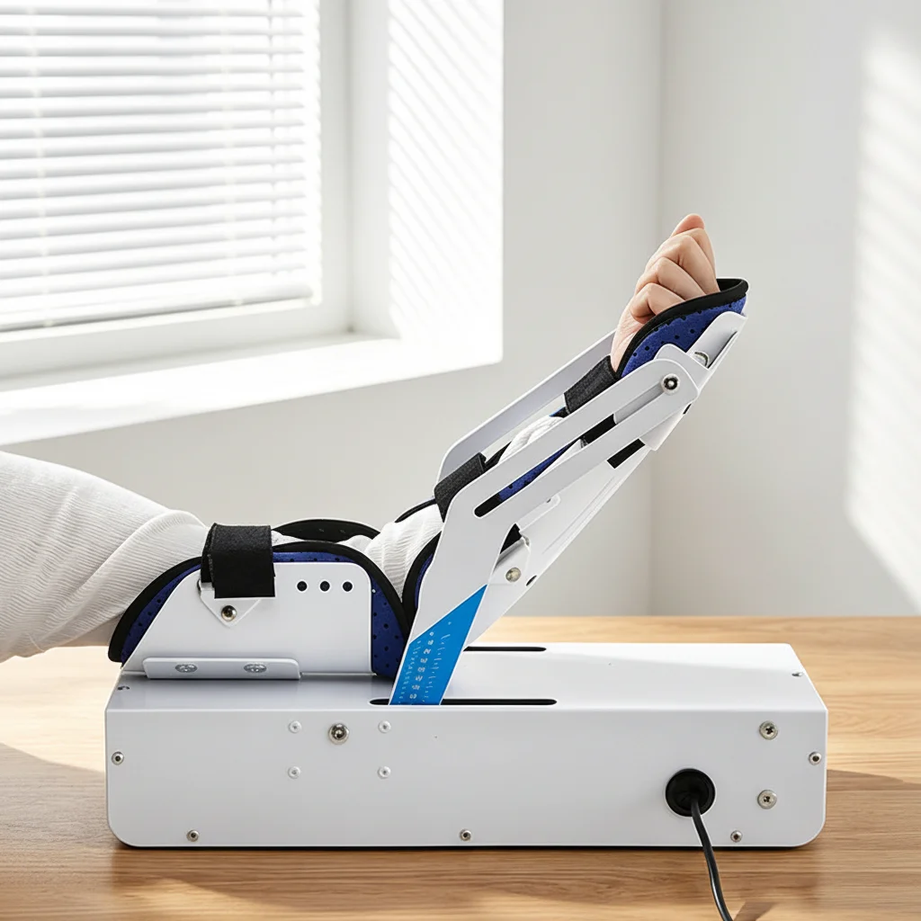 Homecare Use Upper Limb Fracture Hemiplegia Stroke Injure Patient Trainer Orthotics Device CPM Elbow Joint Rehabilitation Device