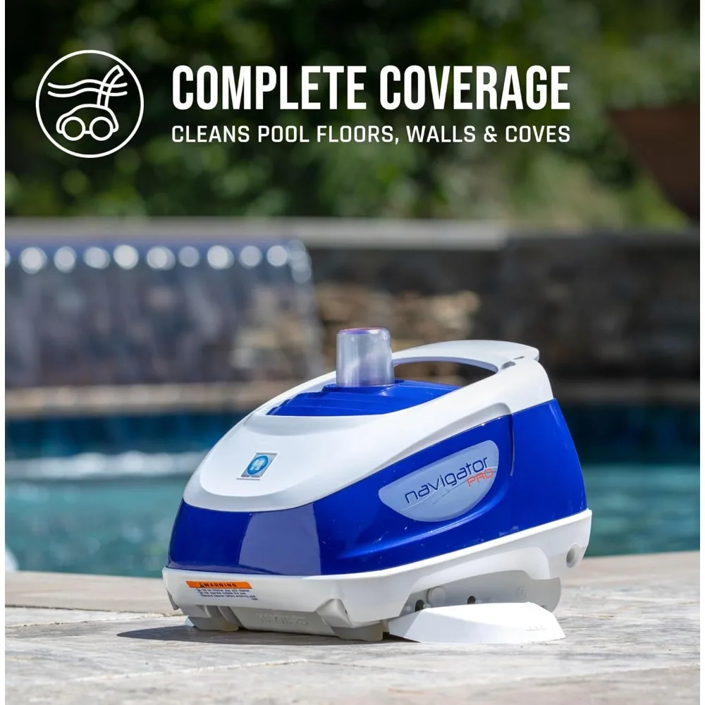 Suction Pool Cleaner for In-Ground Gunite Pools up to 20 x 40 ft. (Automatic Pool Vacuum)