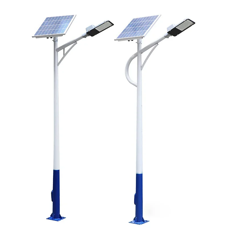 Factory Sale Street Light Solar Power Led Solar Power Street Light With Long Pole