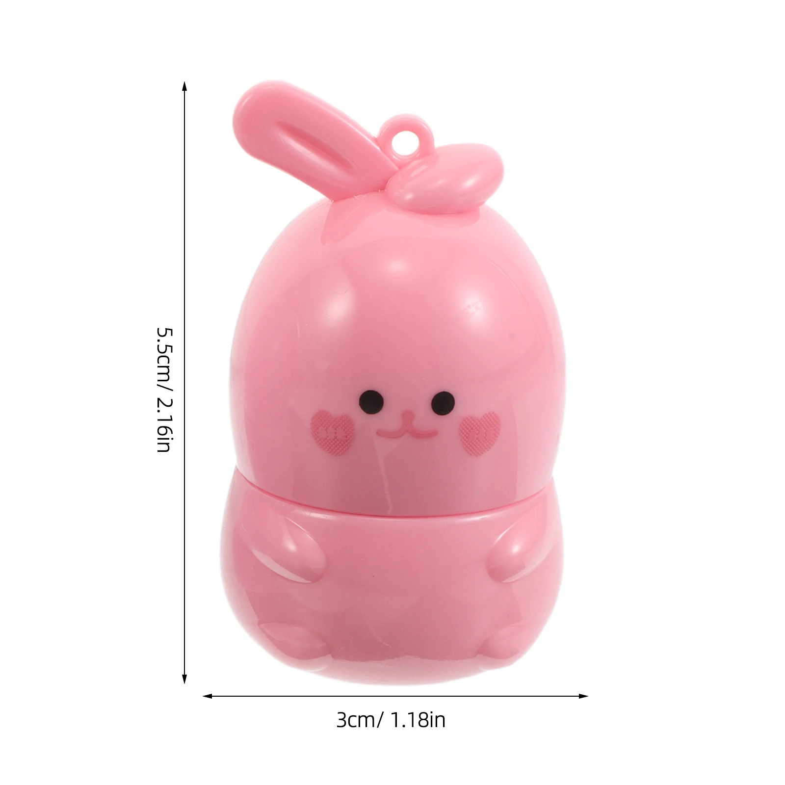 2 Pezzi Balsamo Labbra Cangiante Design Coniglietto Carino Idratante Nutriente Cura delle Labbra Rossetto Idratante Cangiante per Donne Kawaii