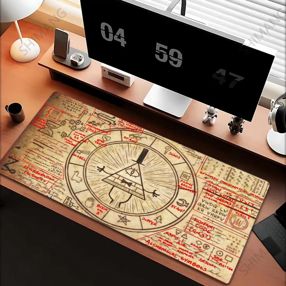 

Desk Protector Rubber Mousepad Company Table Pads Carpet Desk Pad Bill Cipher Anime Mouse Pad Gravity Fall Mouse Pad