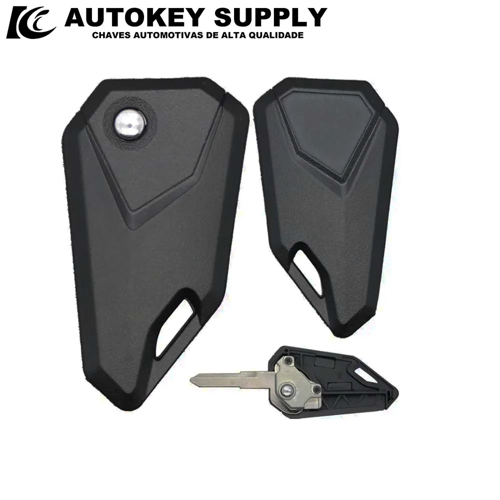 Autokeysupply Uncut Blank Blade Modified Folding motorcycle key right/left embryo For Honda