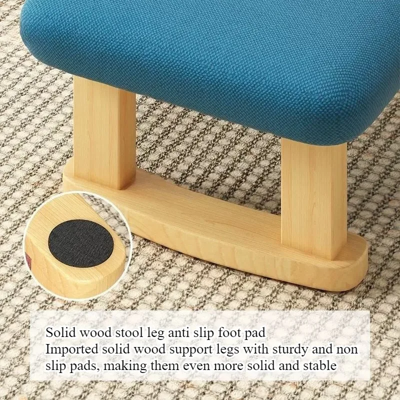 Small stool simple and fashionable sofa with footstool adult bench shoe changing stool home living room creativity