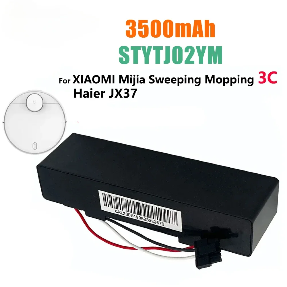 

Original STYTJ02YM Rechargeable Battery 14.8V For Xiaomi Mijia 3C Sweeping Mopping Robot Haier JX37 Vacuum Cleaner Batteria