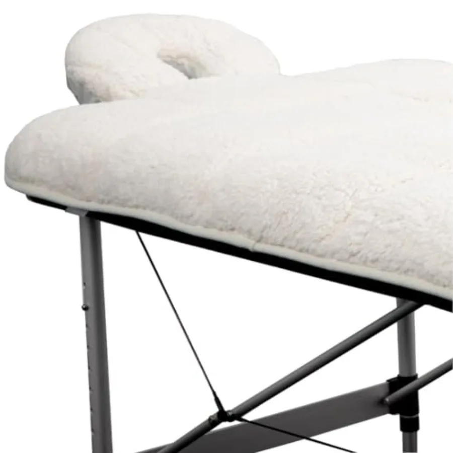 

ForPro Premium Quilted Fleece Table Pad Set, Natural, Extra Soft, Hypoallergenic, for Massage Tables, Includes Massage Table Pa