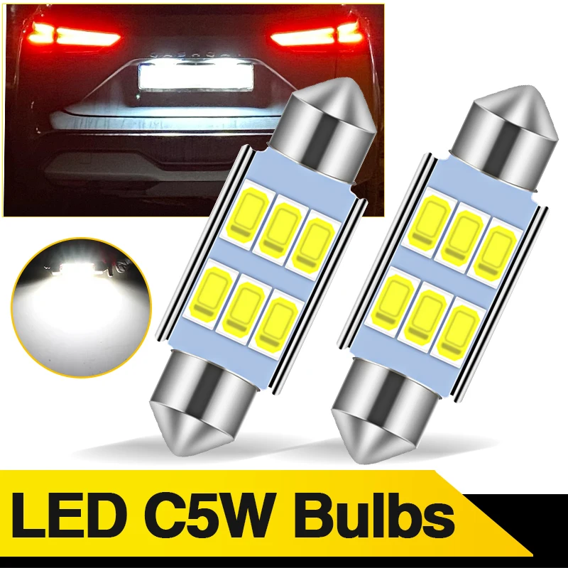 4PCS C5W Led Bulbs …