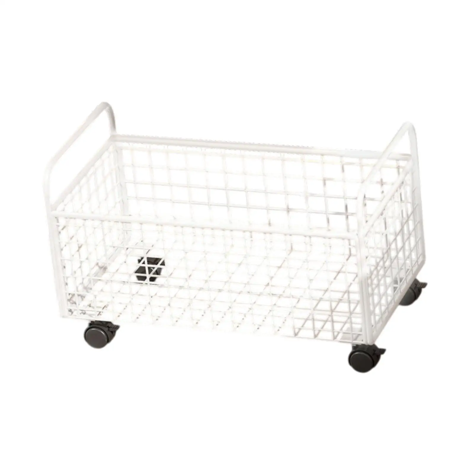 Storage Rolling Drawers Under Desk Iron Cart Multipurpose Organizer Bin on Wheels for Office Living Room