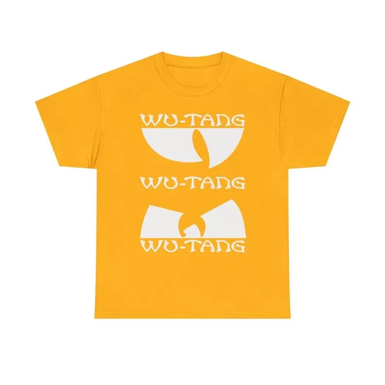 Wu-tang Clan Plus Size Streetwear Trendy Cotton Oversized Unisex New Model personality Clothes T-Shirt high quality Couples soft