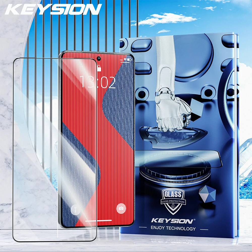 KEYSION Tempered Glass Full Cover for OPPO Find X8 Pro 5G HD Transparent Phone Screen Protective Glass Film for OPPO A40 A40m