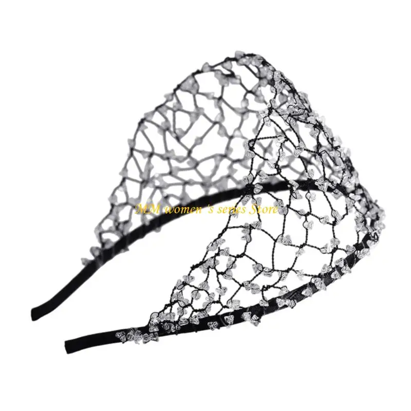 

Q39C повязки для свадебного макияжа, модные реквизит для фотосессии, плетеные повязки на голову, головной убор для вечеринки