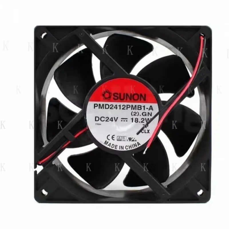 

C FOR SUNON PMD2412PMB1-A(2).R.GN 12038 DC24V 18.2W 12CM 2-Wire Silent Cooling Fan