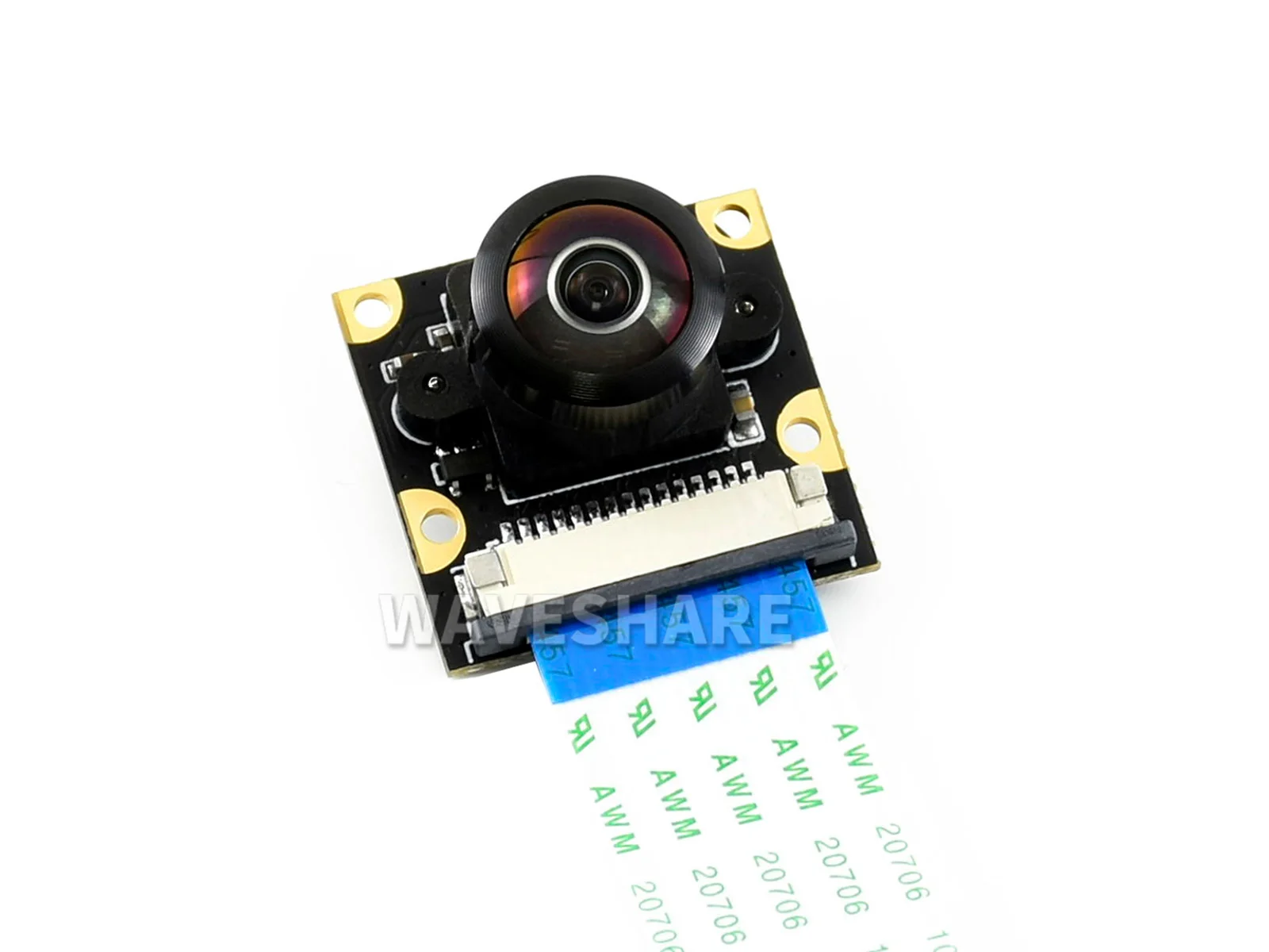 IMX219-200 Câmera, aplicável para Jetson Nano, 8 Megapixels, 200 FOV, compatível com placas Raspberry Pi e Jetson Nano Series