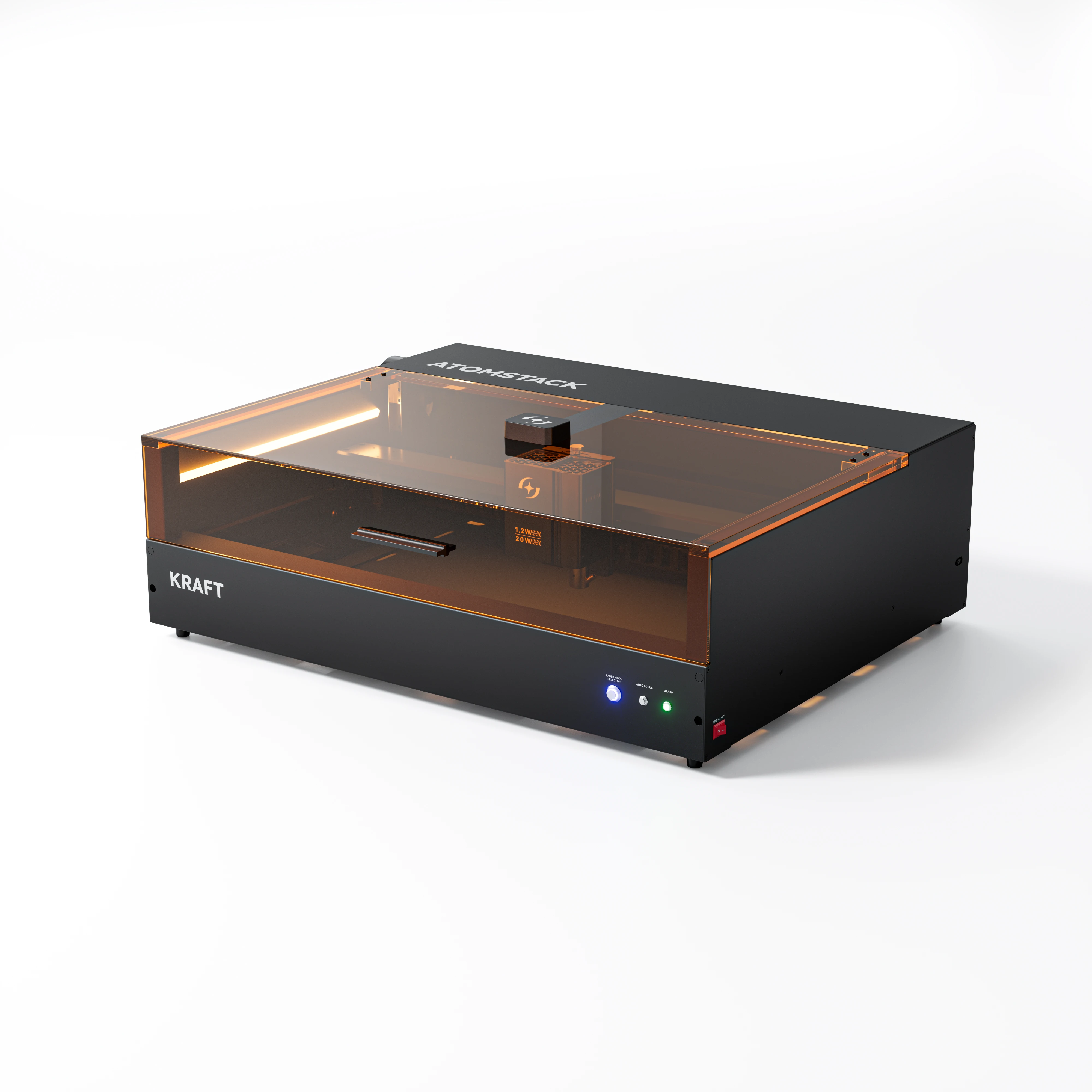 

ATOMSTACK KRAFT 1.2W IR a Cutter Enclosed a Engraving Machine for T-Shirt Metal Stainless Steel Tag 20W a Engraver
