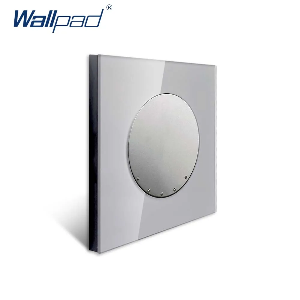 

Розетка для бритвы Мгновенный контактный выключатель Wallpad Серая стеклянная панель Розетка для телевизора