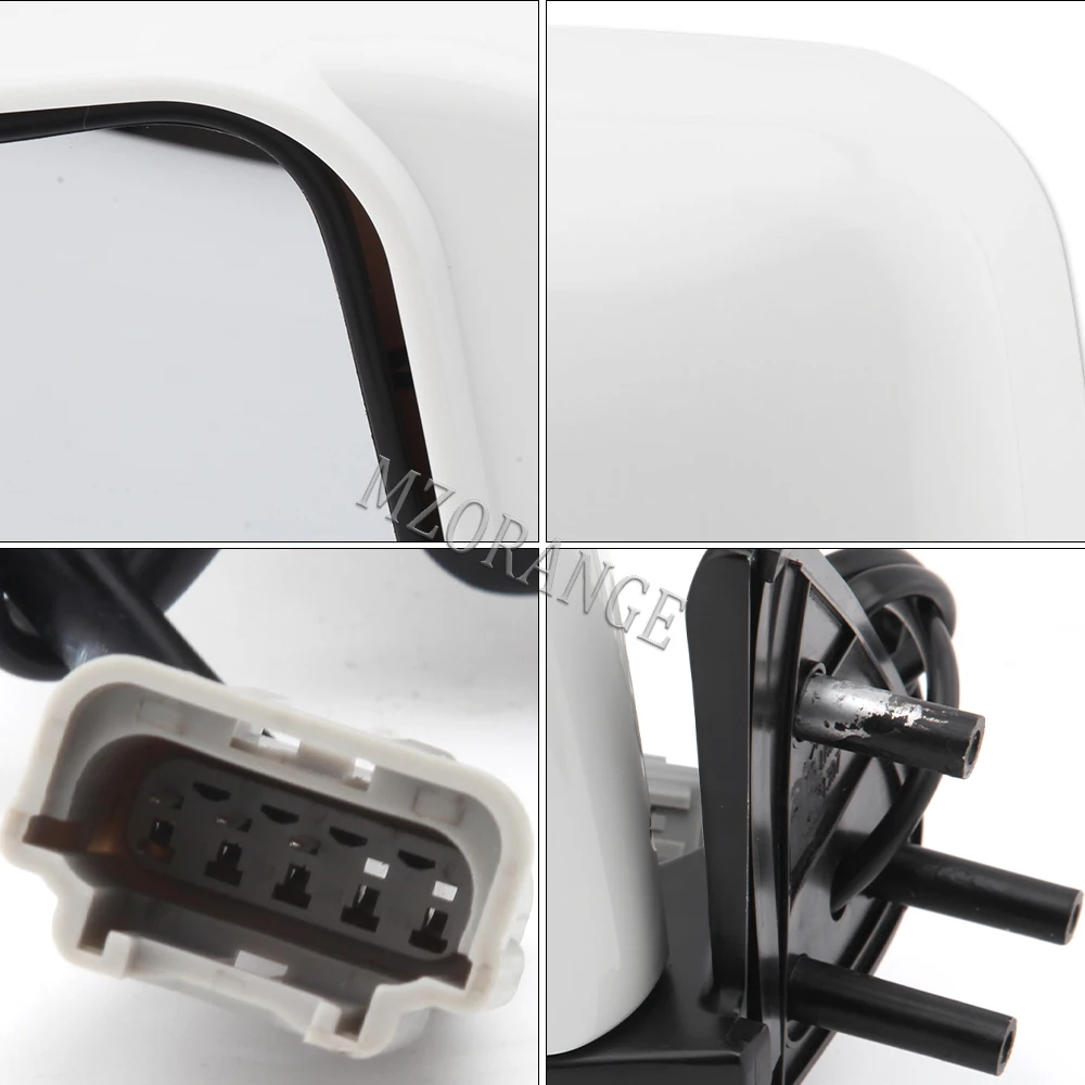 Side Wing Mirror Assembly For Nissan NAVARA D22 1998-2008 Rearview Mirror Glass 3 Wires Car Heated  Mirrors Electric Accessories