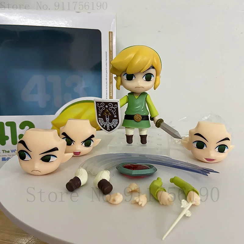 Luxuriöses Skyward-Schwert Figma 320 Link Zelda Twilight Princess DX Ver. Actionfigur Breath Of The Wild Figura Modellspielzeug 16CM – Detail 30