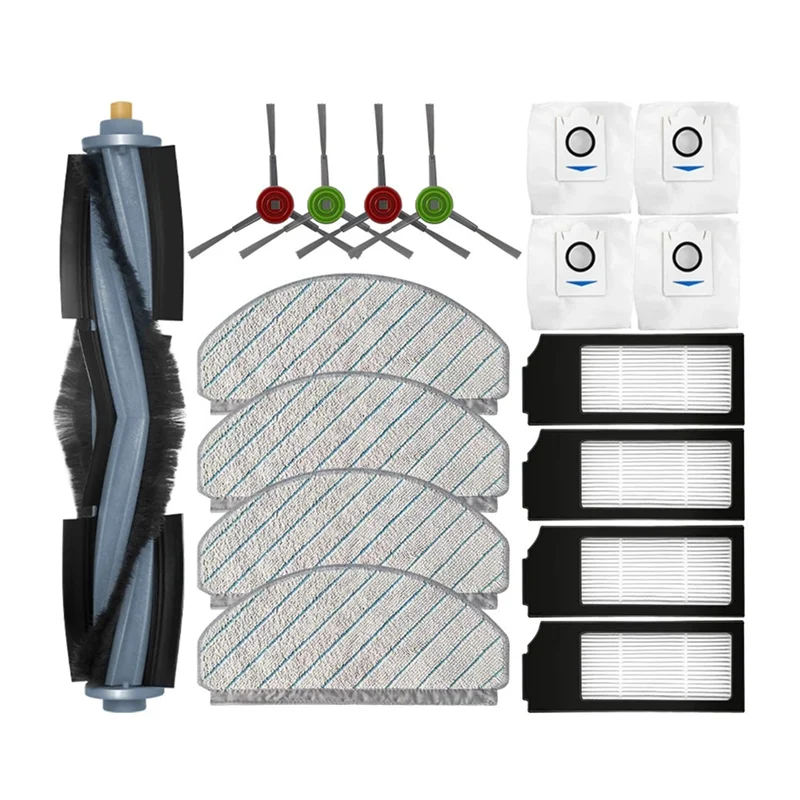 Ecovacs-Pièces de rechange pour aspirateur robot, brosse latérale principale, filtre Hepa, sac à poussière, vadrouille, chiffon, gril, accessoires, bronchPlus, T10 Plus