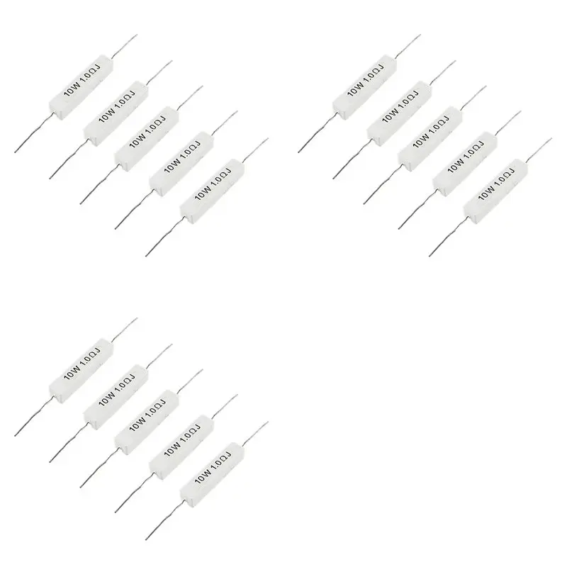 

N75R-1.0 Ohm 10W Wirewound Cement Resistor 15 Pcs