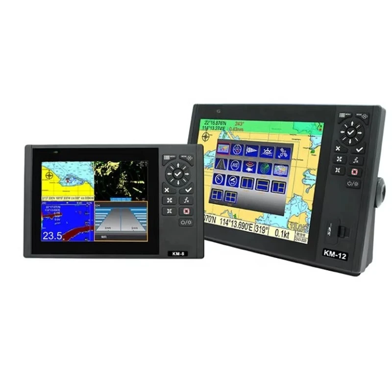 Marine KM Series KM-12X Chart Plotter AIS System Echo Sounder Navigation GPS for Boat