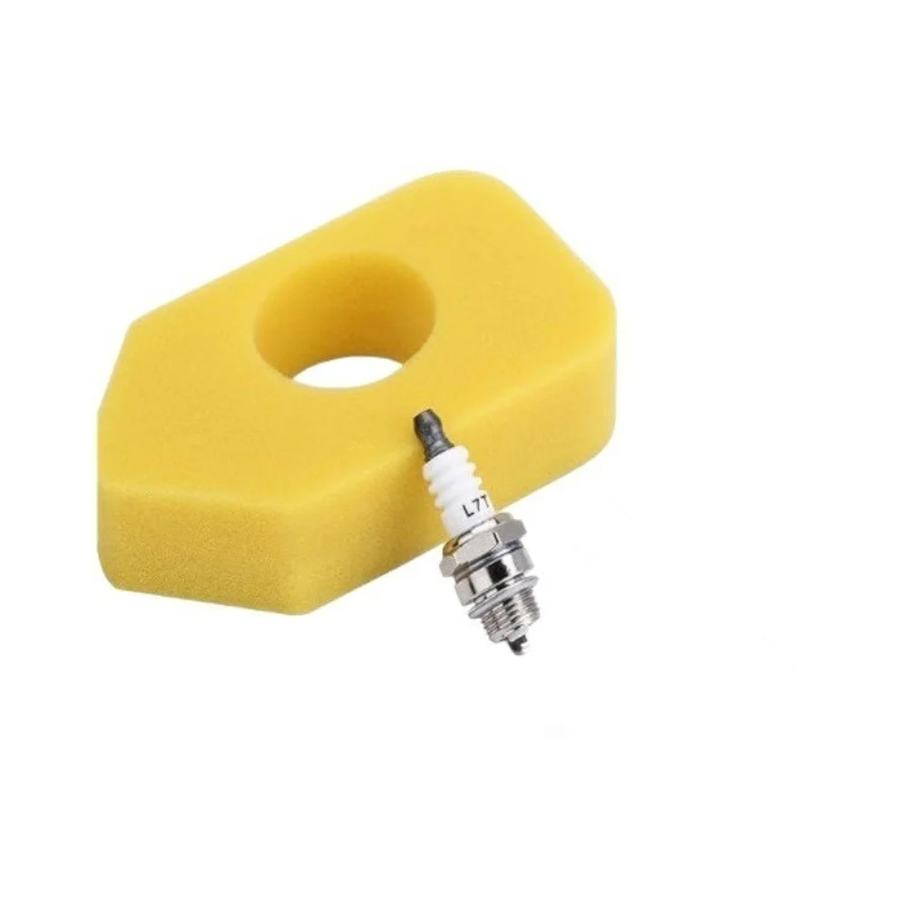 Air Filter Component Kit Yellow 5 1/8 x 2 7/8 x 1 1/4 Inch Designed for Engine Fitment with 698369 796112 691859