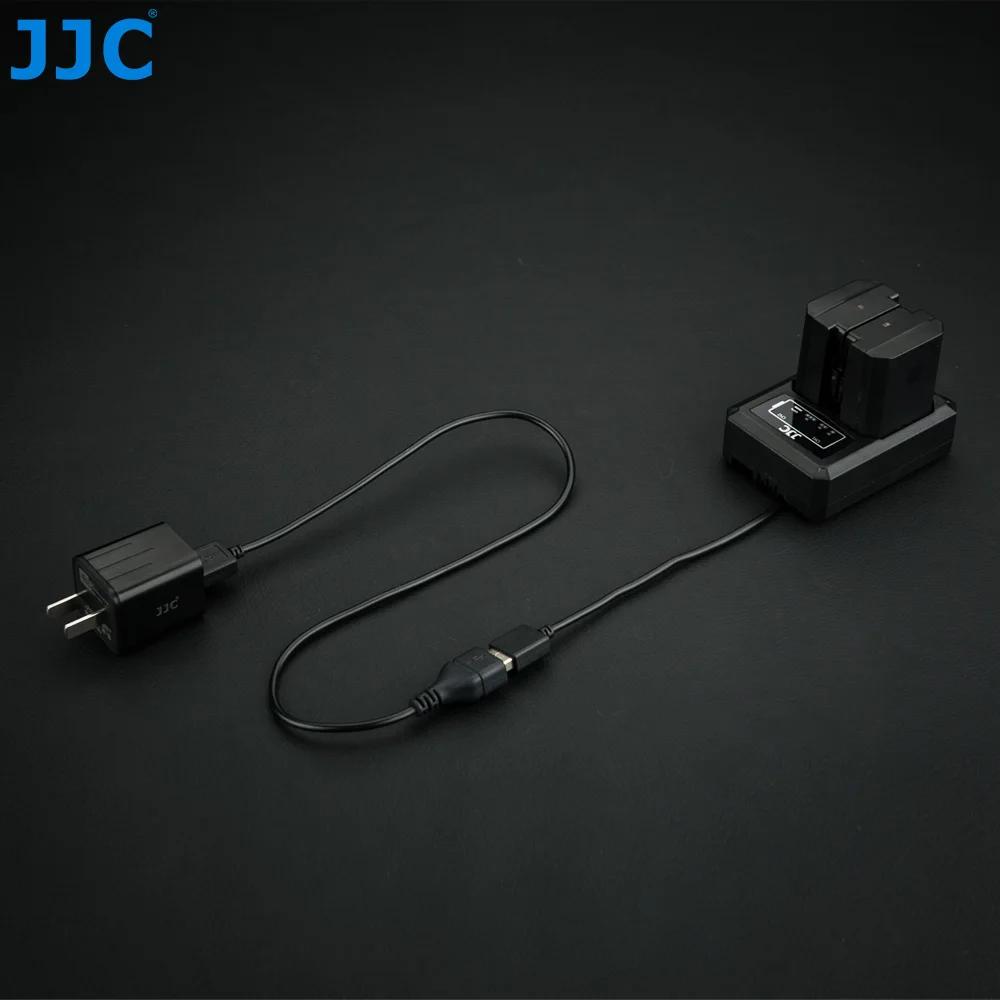 JJC Battery Charger USB Dual Camera Charger for Sony A7CR NP-FZ100 Batteries Compatible with Sony FX30 A7 IV A7 III A6600 A7CR