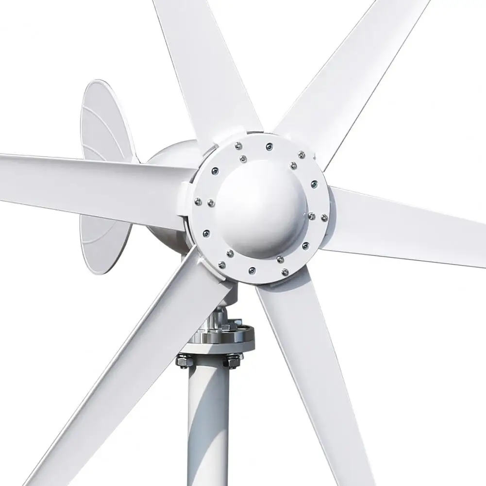 800W 12V24V Wind Turbine 6 Blade HA Wind Generator Kit CE Cert Off Grid Home Energy Storage Electromagnetic Electricity