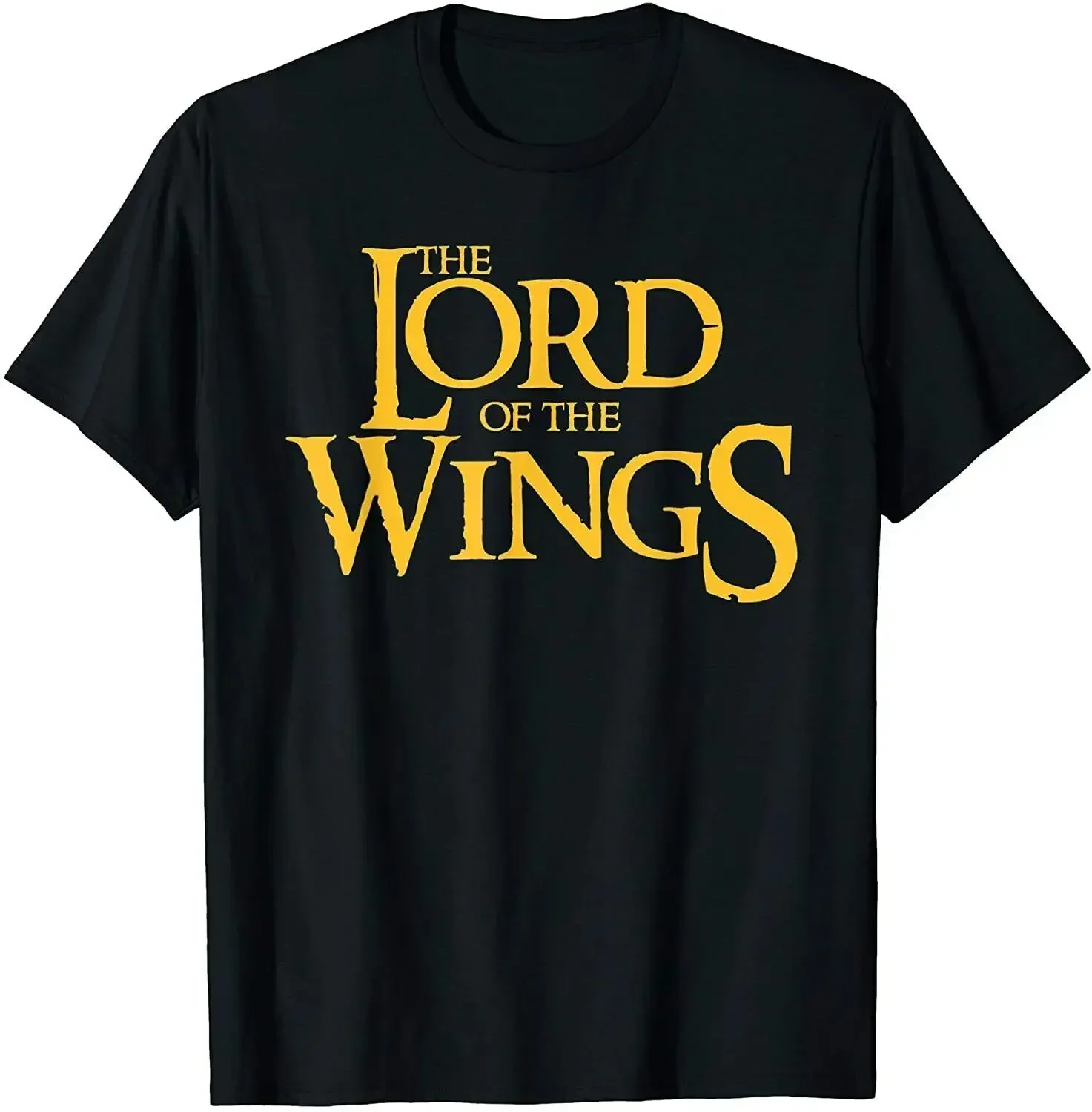 Lord the Wings BBQ Chicken Pure Cotton T Shirt Men Casual Short Sleeve Tees Tops Dropshipping