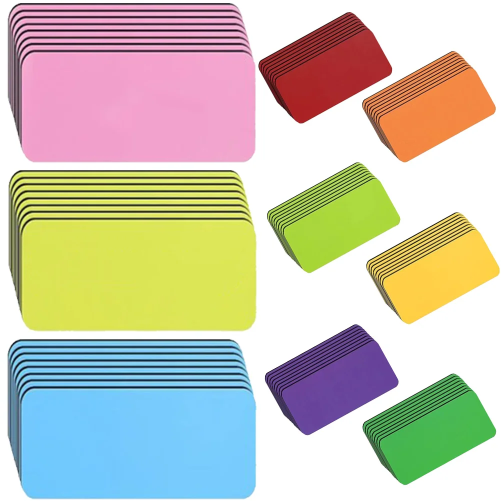 54 шт. магнитные именные этикетки, сухое стирание, записываемые бирки, школьный офис, магнит на холодильник, доска объявлений, магнитные этикетки