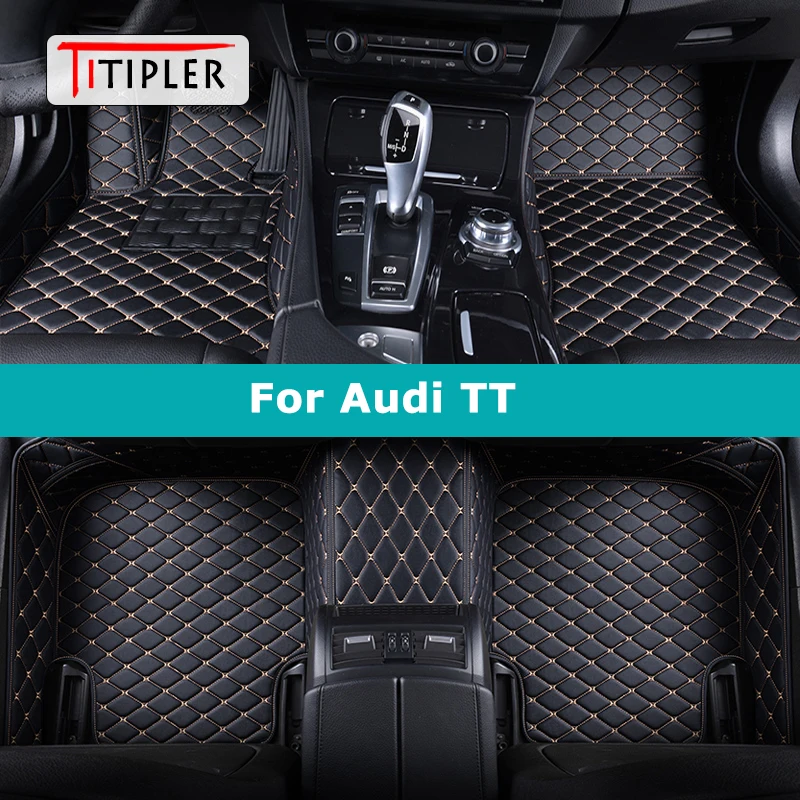 

TITIPLER Custom Car Floor Mats For Audi TT Auto Carpets Foot Coche Accessorie