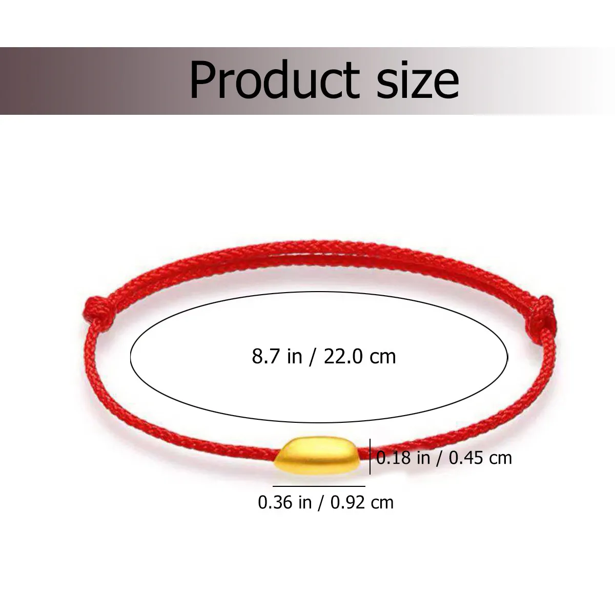 Copper Red Rope Bracelet Rat Year Handmade Scrubbed Wrist Jewelry for Women Elegant Daily Party Decoration