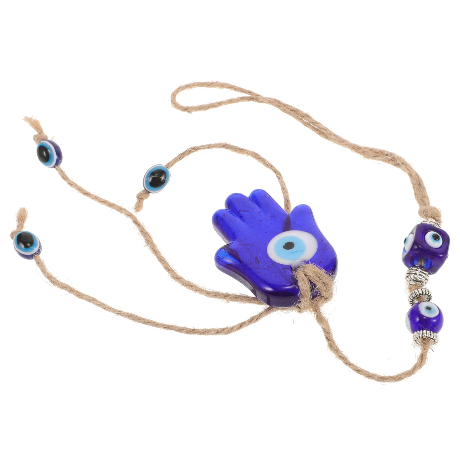 

1Pcs Blue Eye Palm Pendant Turkish Evil Eye Style Wall Hanging Decor Home Office Hanging Charm Turkish Style Pendant