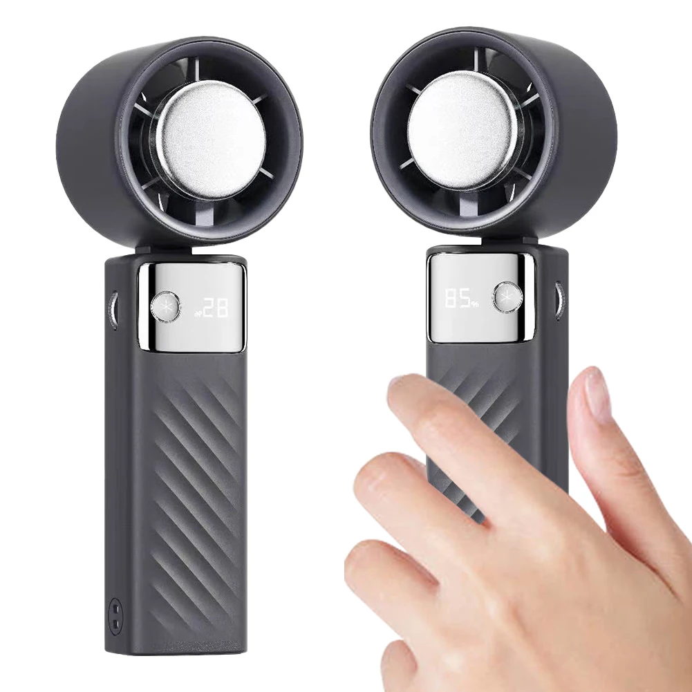 

Портативный ручной вентилятор, мини-складной вентилятор, легкий складной ручной вентилятор, перезаряжаемый через USB маленький настольный вентилятор для кемпинга, пешего туризма, рыбалки