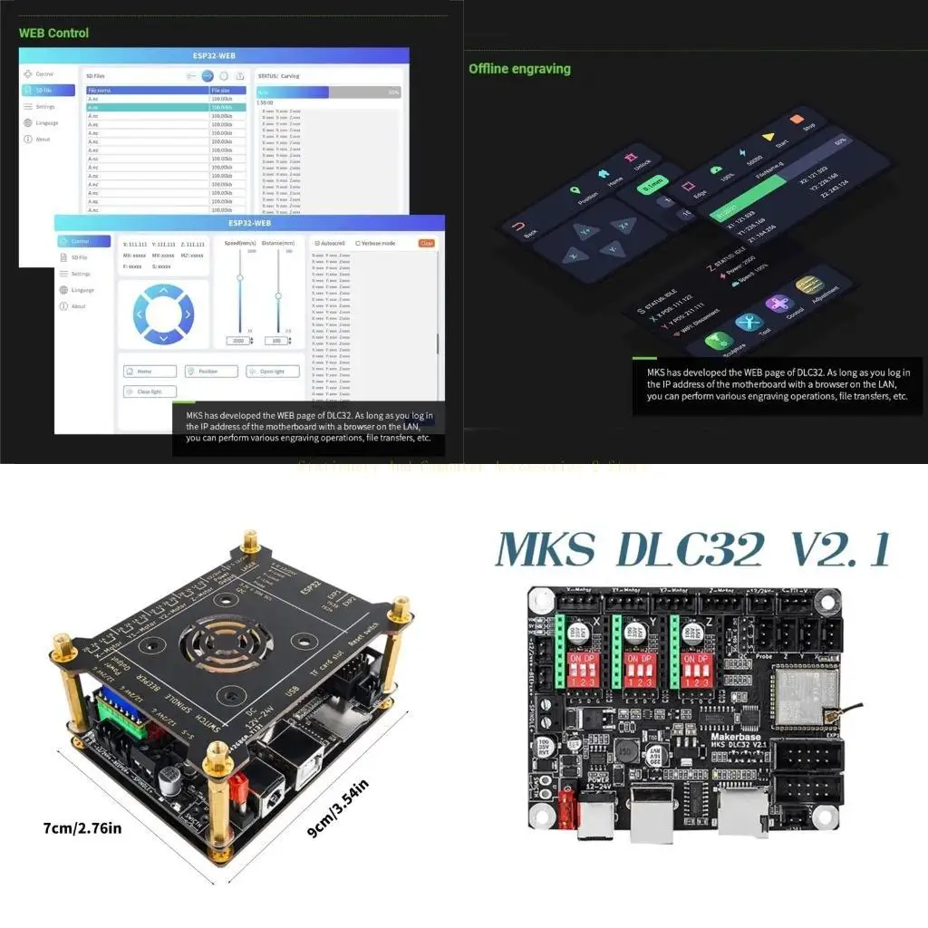 

DIY Письменная машина Маниста + Защитный корпус MKS DLC32 v2.1 Control Control
