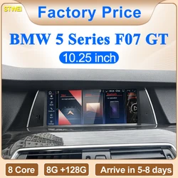 STWEI New 10.25inch Wireless CarPlay Android AUTO Multimedia Players For BMW 5series GT F07 F18 Car Video Players GPS Navigation