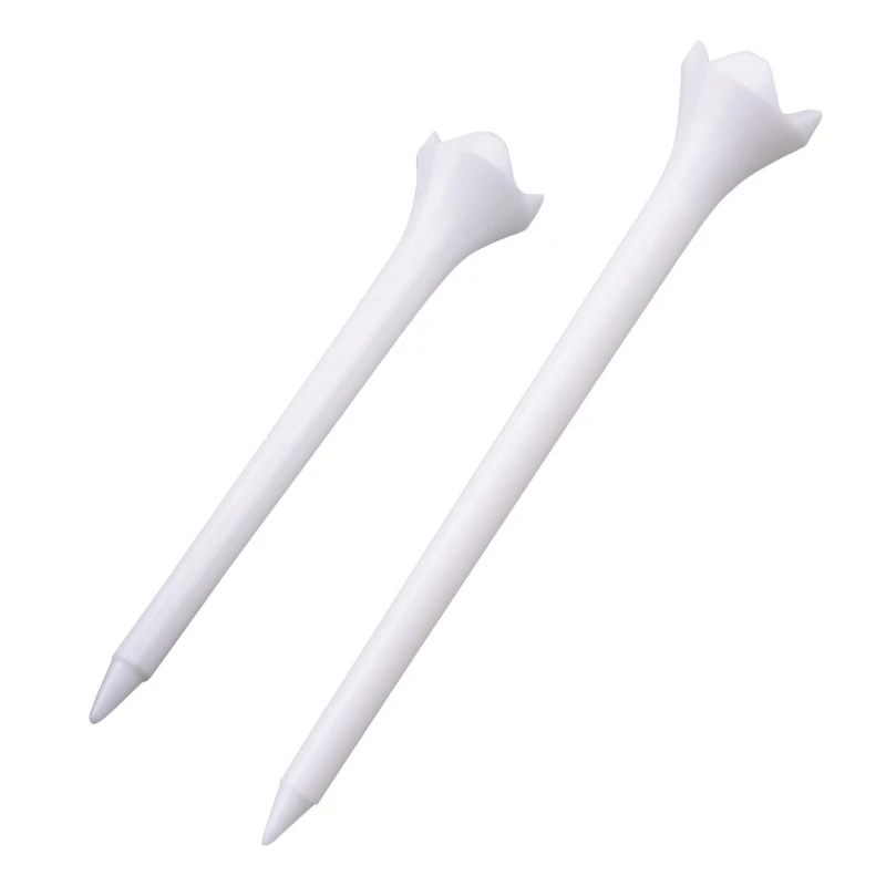 30 Pieces Golf Tees Low Resistance Golf Tees Plastic Longer Ball Base Claws Support Tees for Long Distant Hit Training