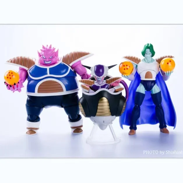 Dalam stok asli seri Bandai Dragon Ball SHFiguarts Dodoria Frieza's Legion Namek Action Figure hadiah mainan Model koleksi