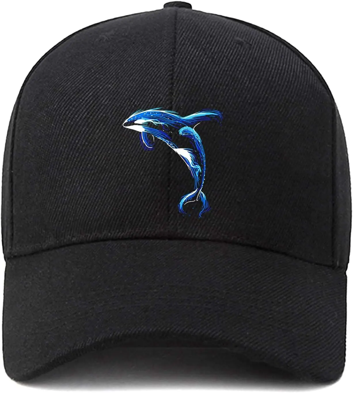 

Killer Whale Design Dad Cap Cotton Adjustable Baseball Hat Men Women Trucker Hats for Hiking Running Holiday One Size