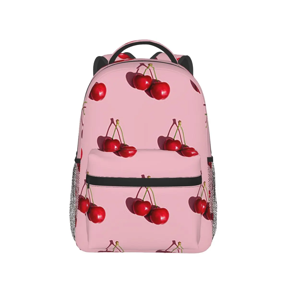 

Cheerful Red Cherry Pattern Backpack Hot Sale Daypack Large Capacity Boys Girls BookBag School Bag Shoulder Bags for Men Women