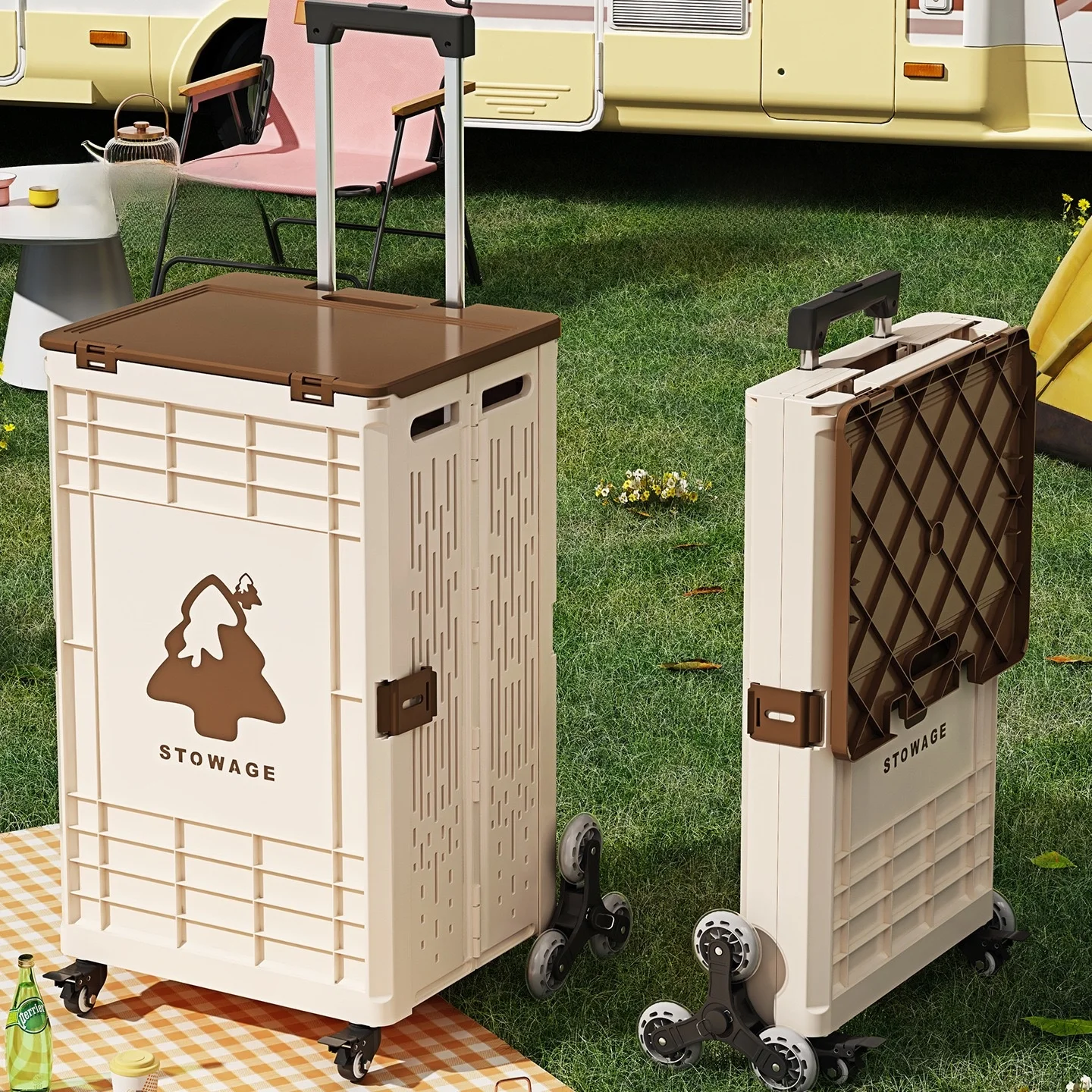 ポータブル折りたたみショッピングカートミニプルカートピクニックハンドカート家庭用ショッピングトロリー野菜購入カート貨物牽引ツール
