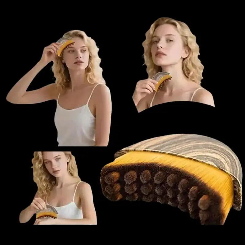 فرشاة تدليك الوجه والجسم للتصريف اللمفاوي فائقة الرقة ذات لسان عريض للتنظيف الجاف للوجه