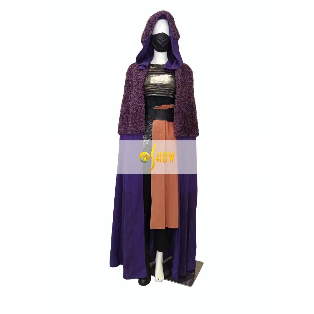 Mae Cosplay Costume Amandla Stenberg Suit with Cloak Shawl, Skirt Women Halloween Carnival Party