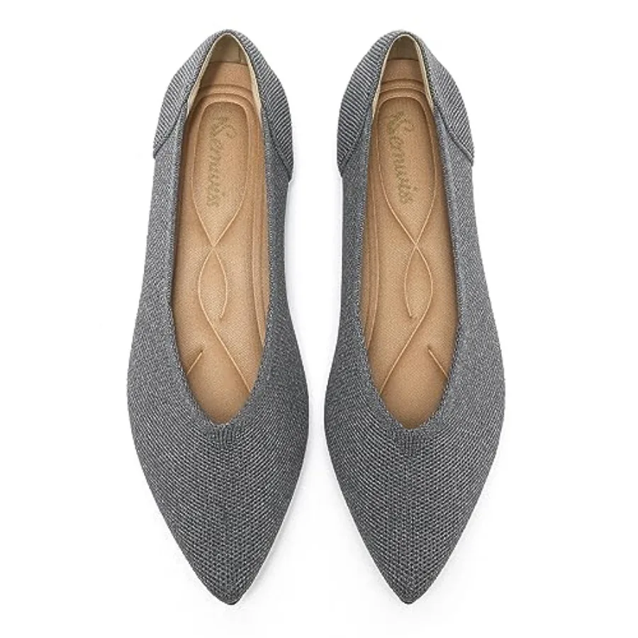 

Semwiss Women's Ballet Flats Comfortable Casual Dressy ShoesWork Flats Office Shoes Pointed Toe Flats