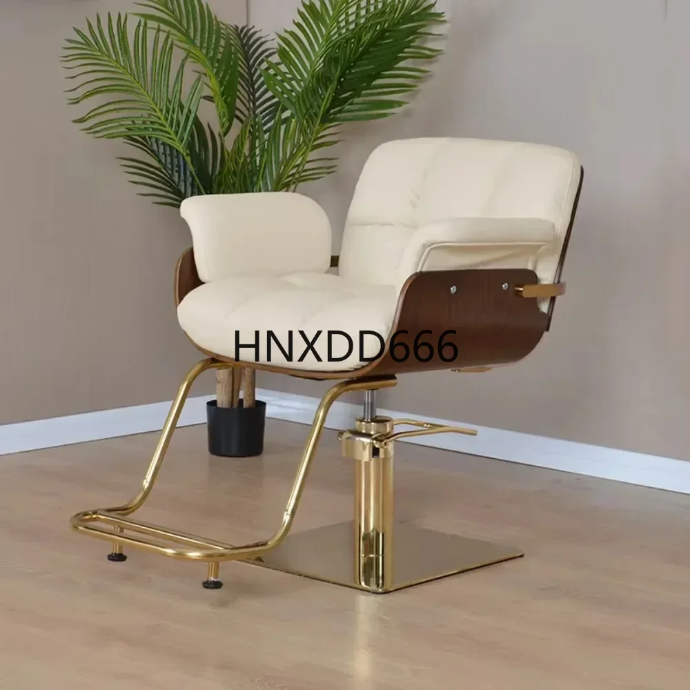 

Modern Personalized Barber Chair Luxury Comfortable Aesthetic Salon Hairdresser Chair Fashion Nordic Kapperstoel Hair Furniture