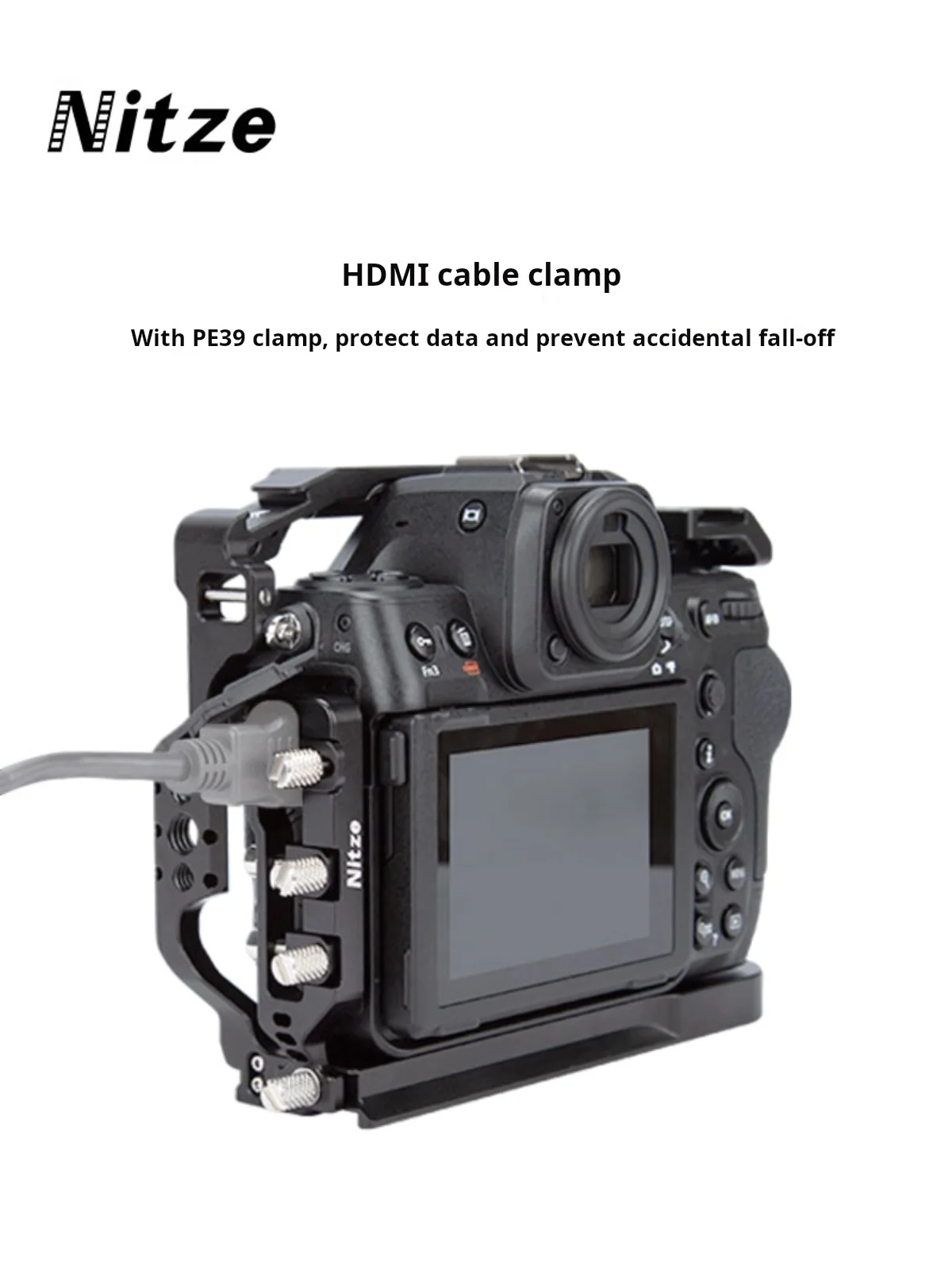 L'attrezzatura fotografica Nitze è adatta per la fotocamera Nikon Z8 Protezione speciale per l'espansione Gabbia per conigli T-N01A T-N01B T-N01C