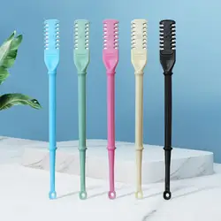 Cortador de cabelo nasal para mulheres faca de nariz dupla face, ferramenta removedor de nostril aparador de cabelo giratório de 360 °, Y9V5, 2 em 1